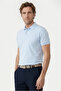 Polo Neck Slim Fit Embroidered 100% Cotton T-Shirt - 3