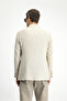 Classic Patterned Linen Jacket - 6