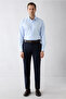 Long Sleeve Classic Striped 100% Cotton Shirt - 7