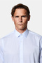 Long Sleeve Classic Non-Iron Iron-Free Striped 100% Cotton Shirt - 3