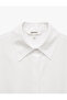 Cotton Regular Fit Long Sleeve Belted Poplin Shirt - 7