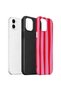 iPhone 12 Vorian Dual Layer Case Raspberry Bold Stripe - 3