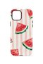 iPhone 12 Vorian Double Layer Case Watermelon Blush Stripe - 4