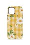 iPhone 15 Vorian Double Layer Case Daisy Picnic Gingham - 4
