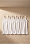 Pack of 5 Basic Thin Strap White Girls' Undershirts