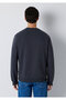 Crew Neck Anthracite Basic Sweatshirt 0S10457-91268 - 5