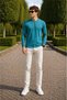 Hakim Collar Half Zipper Men's Sweatshirt