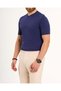 Italian Style Slim Fit Crew Neck Knitwear T-Shirt Indigo T13769 - 4