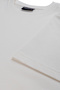 Women's Vision Crew Neck Premium Quality Dense Textured Cotton T-Shirt Cream W101-R0220-02 - 7
