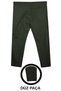 Straight-Leg Lace-Up Gabardine Trousers in Khaki, Suitable for Men with a Body Size between 100-156 Kilograms. - 3