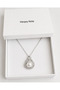 Pearl Detailed Women's Necklace 316L Stainless Steel Zircon Stone Gift - 3