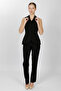 Shawl Collar Patched Vest Set 1536505-Black - 1536505 - 7