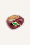 Women's Apple Patterned Ring G5825Axns