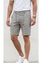 Men's Linen Shorts with Elastic Waist and Drawstrings, Summer Comfortable Cut, Daily Casual Bermuda Shorts - 2