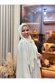 Elegant Sage Green Flowing Abaya – Minimal Luxury Design - 3
