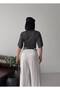Crew Neck Fitted Waist Black Polka Dot Cotton Bat Sleeve Blouse Blz99000 - 4