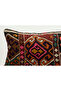 Handmade Vintage Throw Pillow Cover Made from Old Kilim, Wool, 30X50 cm - 2