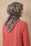Soft Scarf Melodi Pattern Light Brown 90X90 - 2