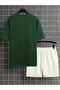 - Men's Printed Cotton T-Shirt and Shorts 2-Piece Set Oversize - First Class Quality Fabric G6 - 3
