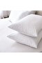 Double Hotel Type Elastic Sheet Striped Cotton Satin Duvet Cover Set Claret Red - 4