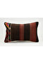 Handmade Vintage Throw Pillow Cover Made from Old Kilim, Wool, 30X50 cm