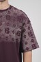 Oversize Logo Printed Crew Neck Basic T-Shirt - 5