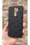 حافظة مطاطية كلاسيكية من السيليكون متوافقة مع هاتف Redmi Note 8 Pro، مزودة بنمط نجمة سوداء صغيرة ومضادة للصدمات - 4