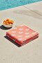Coral & Blue Cherry 100% Cotton Beach Towel 70X140 cm - 5
