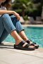 High Heeled Water Resistant Anatomical Sole Daily Slippers - 4