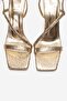 Jolene Gold Patterned Women's Heeled Shoes - 2
