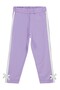 Bow Appliqué Tights for 2-5 Years - Lilac
