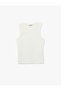Camisole Crew Neck Sleeveless Slim Fit Tank Top - 3