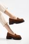Genuine Leather Women's Suede Shoes from Size 33-34-35 to Size 41-42-43 - 4