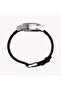 Men's Silver Stainless Steel, Black Leather | TW2Y56800 - 4