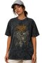 Lamb of God Rock Metal Music Band Pre-Printed Unisex Oversize Vintage Washed T-Shirt - 2