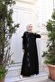 Plus Size Leaf Stone Decorated Mother's Dress - 2