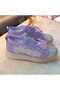 Elegant Lace-Up Crystal Stone Mesh Comfortable Sole Bridal Shoes - 5