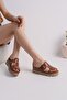 Genuine Leather Women's Daily Lightweight Comfortable Orthopedic Slippers Dd3095 - 3