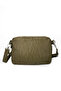 Women's Crossbody Three-Compartment Zippered Crinkle Casual Shoulder Bag Set of 2 - 9