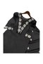 Black Rayon Slub Cotton Embroidered Kurta Pant Set with Dupatta - HRT5065 | Black-Size:L-40-Inches - 6