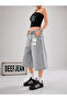 Y2K Washed Baggy Pocket Jean Shorts Bermuda/Shorts - 2