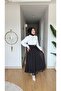 New Season Polka Dot Chiffon Tulle Skirt with Lining (Belt Included) - 3