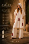 Hooded Muslin Poncho Set, Oversize 2-Piece 100% Cotton Set (Poncho + Pants) - 3