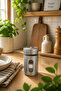 Stainless Steel Glass Cylinder Salt and Spice Shaker Bottle 1 Piece - 2