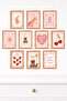 10-Piece Frame Look Pastel Set |   Baby Room |   Nursery Painting Set 15X20 cm Mdf Uv Printing - 3