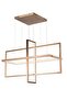 Modern Lighting, Modern chandelier, Light, Gold Color, ‎60 *150 cm cm, Suitable for dining room, villas, lobby, living room, kitchen, Adjustable height