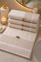 Premium Collection French Guipure Lace 2-Piece Cotton Towel Set 50X90 - 3