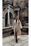 Beige Green Long Trench Coat - 7