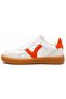 121230058 Elsa Leather Unisex Sneaker Shoes Orange - 5
