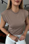 T Sleeve Mink Cotton Basic Tshirt - 2